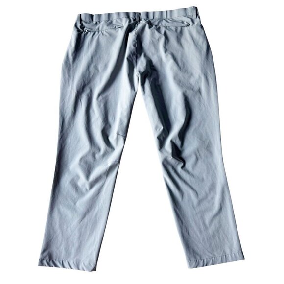 Fabletics Mens 42x30 (Act 41 X 27.5) The Only Pant Shadow Gray Performance Pants - Picture 3 of 9